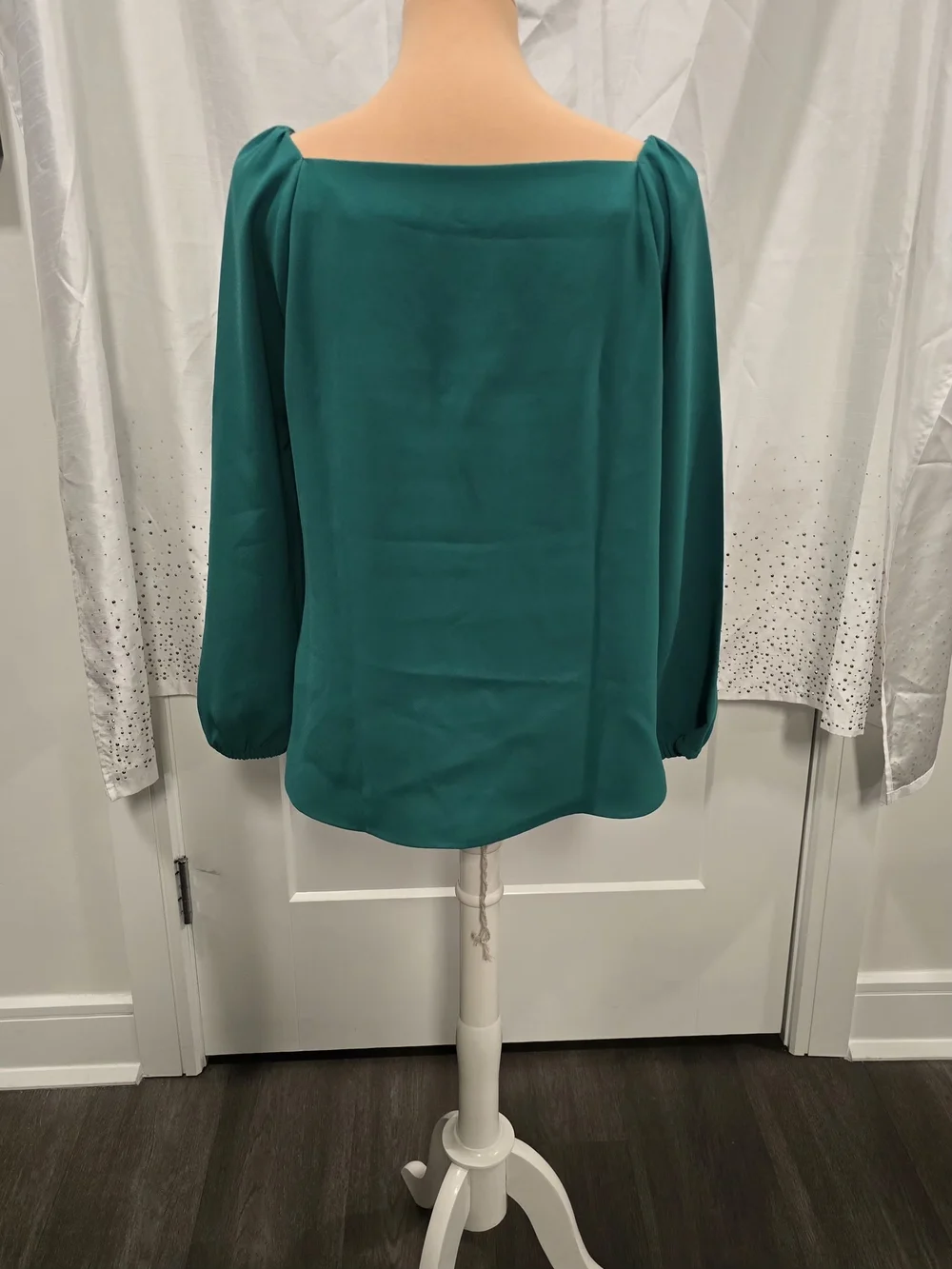 J.Crew 364 Square-Neck Long Sleeve Blouse Sz 8